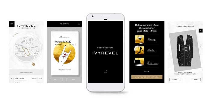Google y Ivyrevel crean el 'Data Dress' Google y Ivyrevel crean el 'Data Dress'