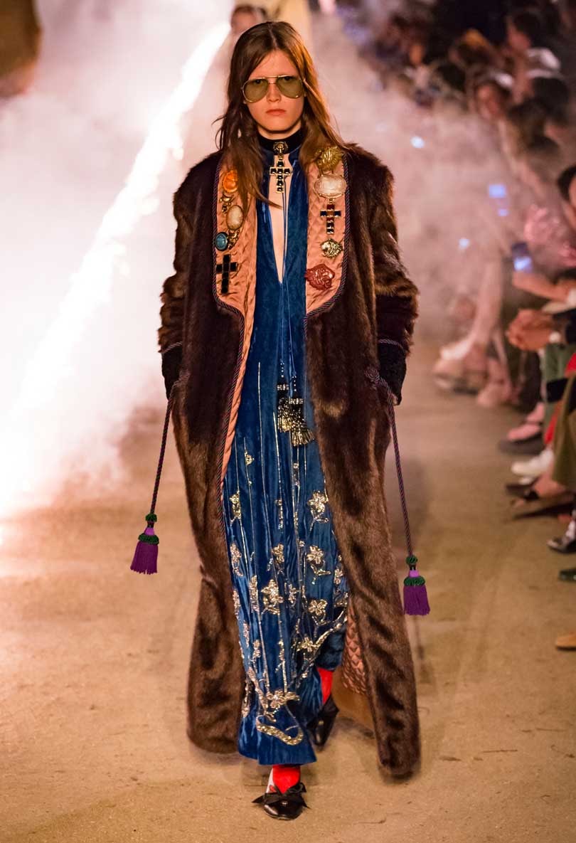 Gucci, en clave espectacular en su desfile en necrópolis romana Gucci, en clave espectacular en su desfile en necrópolis romana