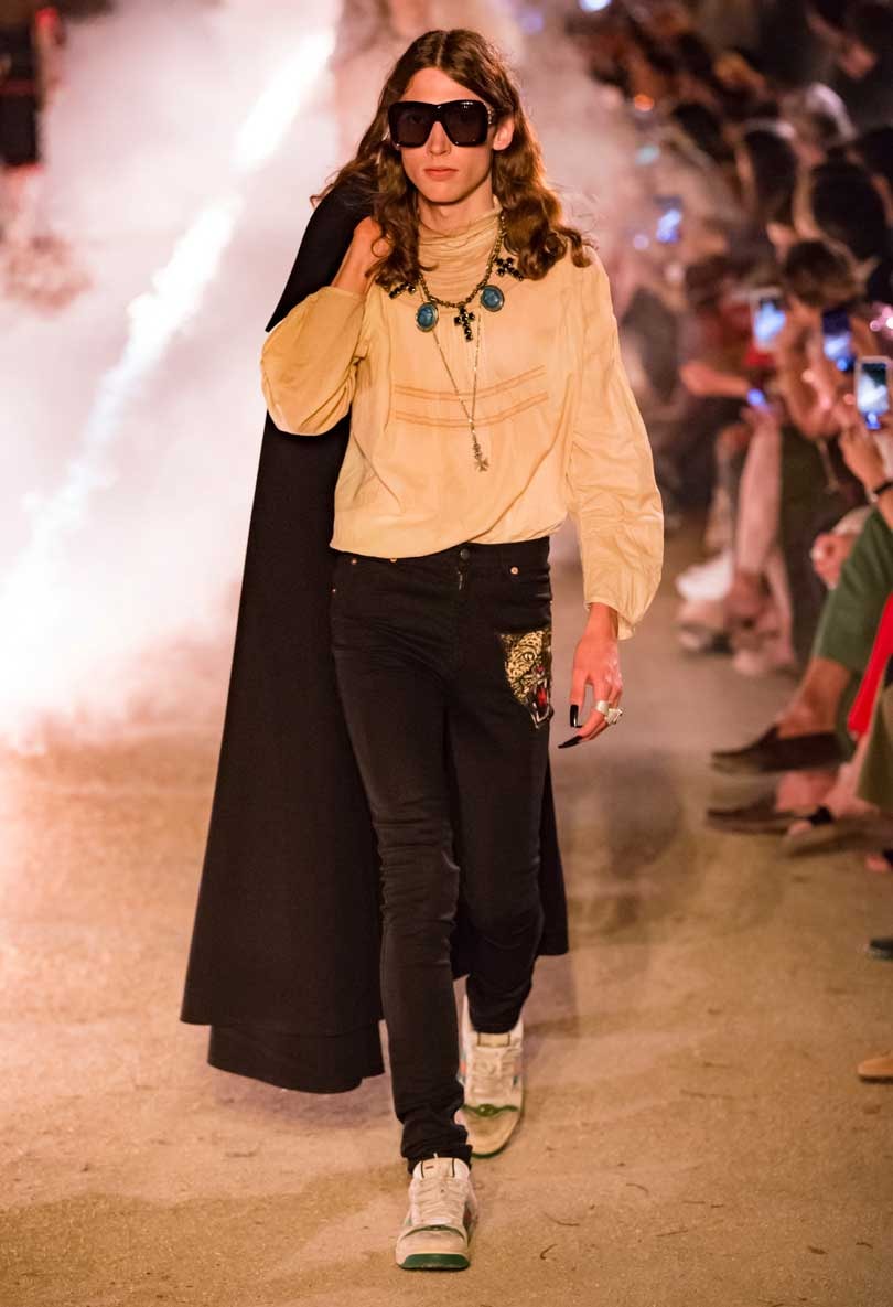 Gucci, en clave espectacular en su desfile en necrópolis romana Gucci, en clave espectacular en su desfile en necrópolis romana